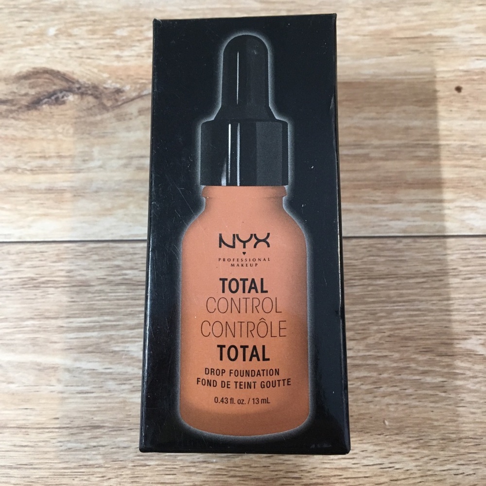 New! NYX Total Control Drop Foundation TCDF16 Mahogany